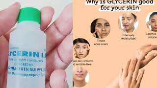 glycerin முகம் மற்றும் சருமத்திற்கு இப்படி பயன்படுத்துங்க | கிளிசரின் | glycerin uses