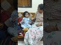 आजी आजोबा👴👵 सोबत खाल्ले साबुदाणा वडे 🤗 cutebaby grandparents love care shorts