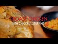 Gordon Ramsay Roast Chicken with Chickpea Stuffing Recipe with Big Green Salad