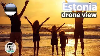 Estonia by drone (Narva-Jõesuu beach, What makes a Good Man?)