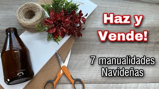 7 Manualidades Navideñas Para Vender o Regalar/Faça e Venda Natal2021/Christmas DIY