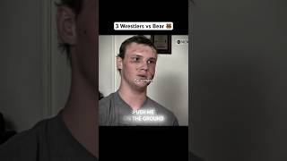 They fought a BEAR 🤯🐻 #wrestling #wrestlingshorts #viral #trending #animals #fitness #bear