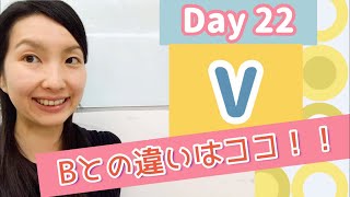 フォニックス発音毎日チャレンジ！Day 22【V】〜大人向けフォニックス解説動画〜