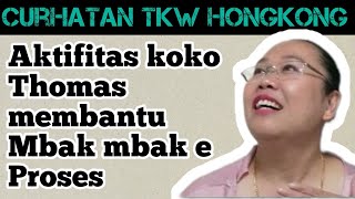 Seperti inilah kegiatan Koko Thomas saat mengurus mbak mbak yang sedang cari m4j1k4n