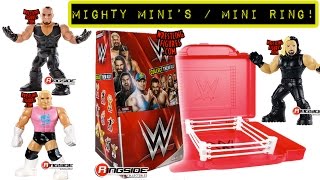 WWE FIGURE INSIDER: Mighty Mini's Figures & Mini Ring Toy Wrestling Figure Playset by Mattel!