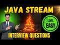 Java Stream Interview Questions 💡 Level Easy | Top 10 Examples