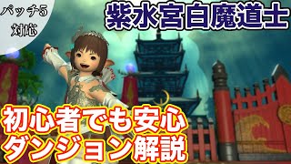 【FF14】紫水宮に白魔道士(ヒーラー)で挑戦【紅蓮レベリング パッチ5】