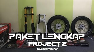 PROJECT KE 2 SUPERMOTO I #MODIFIKASI #CRF #KLX #WR155