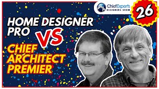 Home Designer Pro VS Chief Architect Premier and How To Start A Plan | The Designers Show #26