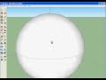 how to make a ball or sphere in google sketchup any version easy!!!!