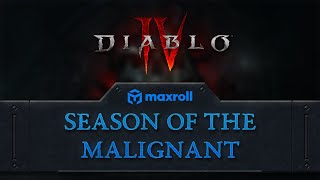 Season of the Malignant Overview - Diablo 4 Season 1