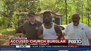 Accused church burglar: Man arrested in Clarke County