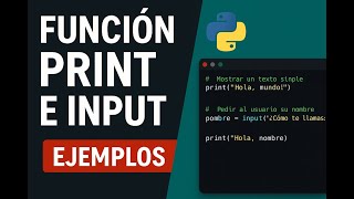 7. How to Use print() and input() in Python | Easy Examples for Beginners
