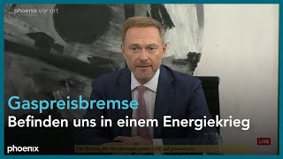 Energieversorgung in Deutschland - PK mit Scholz, Habeck & Lindner