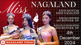 Prestigious Miss Nagaland 2024 beauty pageant winners #Anon Konyak #Nikali Shohe #Kelulu Dawhuo