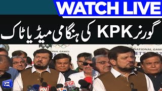LIVE | Governor KPK Haji Ghulam Ali Media Talk | 08 May 2023 | Dunya News