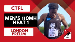 CTFL London Men's 110m Hurdles Heat #1 (14.33)