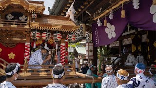 令和3年 大阪天満宮 天満市場地車講 曳納式 囃子奉納 2021/07/26(月)