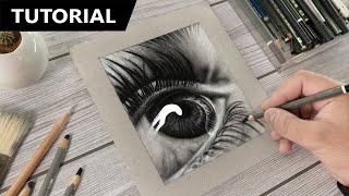 How to Draw REALISTIC Eye | Step by Step