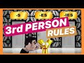 Spelling Rules for third person - Present Simple  - Subtítulos en español