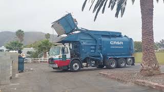 Hard Revving CR&R Autocar Front Loader