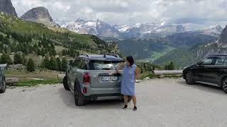 Dolomites Viewpoint at Rifugio Frara, Passo Gardena