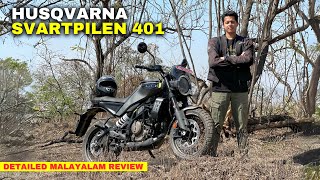 Husqvarna Svartpilen 401 | New Swedish Cafe Racer | Malayalam Review | Stenny Joseph 🔥