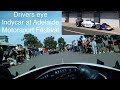 Drivers view at Adelaide Motorsport Festival in a INDYCAR