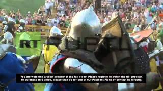 Ukraine: Middle Age battle comes to life in 'Medieval Khotyn 2013'