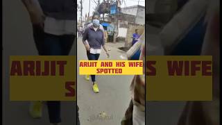 Arijit Singh And His Wife In Hometown | Arijit Singh Roaming Around As A Simple Person #shorts