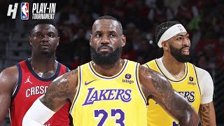 Los Angeles Lakers vs New Orleans Pelicans - Full Game Highlights | April 16, 2024 NBA Play-in