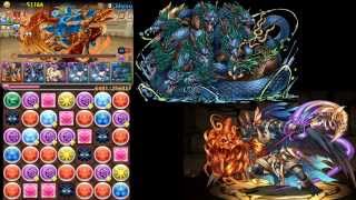 【パズドラ】第18回チャレンジダンジョンLv.10　覚醒オロチ×覚醒アヌビス