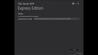 SQL Installation Error: The system cannot find the path specified