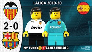 Valencia vs Barcelona 2-0 • LaLiga 2019/20 • Resumen 25/01/20 • All Goal Highlights Lego Football