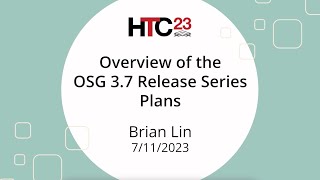 HTC23 Overview of the OSG 3.7 Release Series Plans