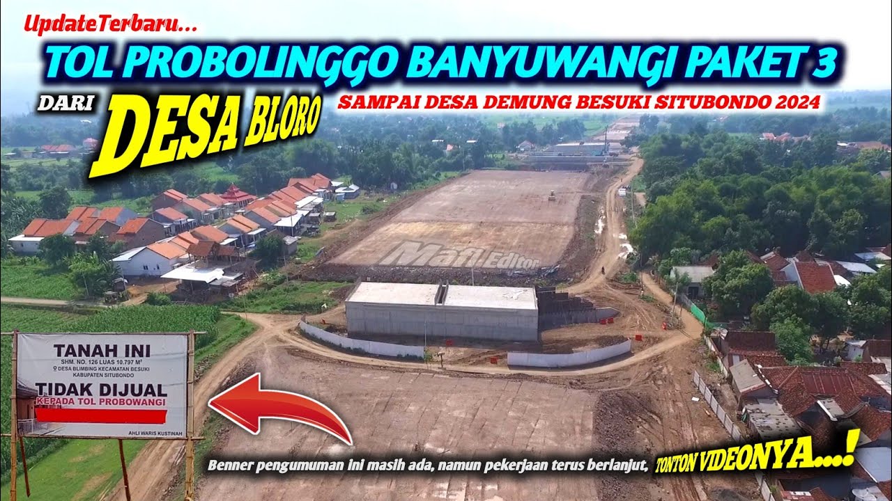 Update _ TOL PROBOWANGI DARI DESA BLORO SAMPAI DESA DEMUNG BESUKI ...