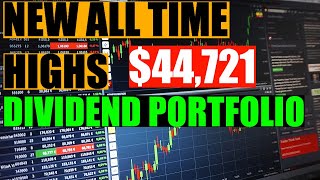 M1 Finance Dividend Portfolio Recap $44,721 | Dividend Portfolio Hits NEW All Time HIGHS!?