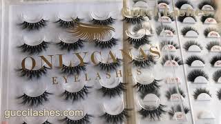 Guccilashes Cruelty Free 3D Mink Eyelashes 20MM Hot Selling Eyelashes Market In USA