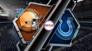 NFLX 2012 Season Week 14 SNF - Cleveland Browns (7-5) @ Indianapolis Colts (5-7)