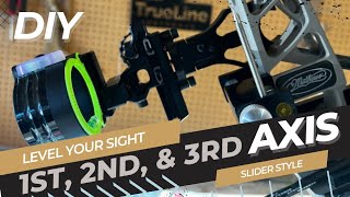 Slider Sight Leveling Process (1st, 2nd and 3rd axis)