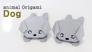Animal Origami I How to make paper cute Dog I paper craft