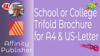 2 Easy Affinity Publisher Tri-Fold Brochure Designs Anyone Can Use - With Downloadable Examples