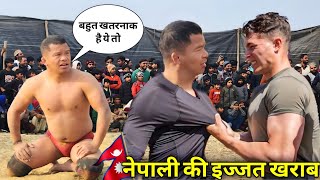 नेपाली देबा थापा को बिदेश से मारने आ गया ये गोरा पहलबान kushti deva thapa nepal 2025..