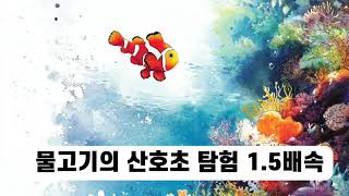 속청동화 물고기의 산호초탐험 속청1,5배속 입니다. 유투브재생속도 조절하면 더빠른 배속됩니다.