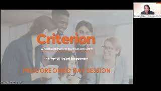 Demo Days - Procore + Criterion HCM Webinar