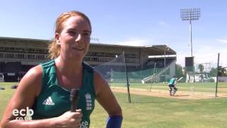 Lauren Winfield chats ahead of the 3rd ODI against the West Indies