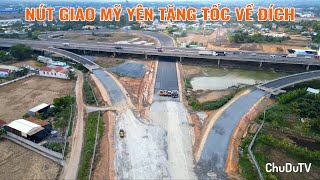 Không còn trở ngại nút giao Mỹ Yên tăng tốc về đích