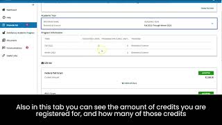 Financial Aid Portal Walkthrough
