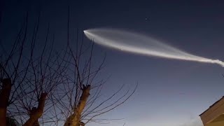 SpaceX launch seen in San Diego area