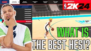 What is the Best Hesitation Dribble Move in NBA 2K24
